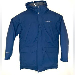 Eddie Bauer Weatheredge Blue Goose Down Parka Size Medium